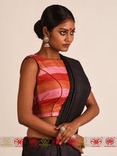 Load image into Gallery viewer, Pink Red Pure Raw Silk Blouse