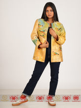 Load image into Gallery viewer, Flock of Birds - Raw Silk Reversible Jacket