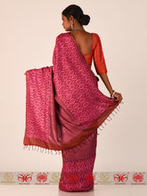 Load image into Gallery viewer, Blush - Pink Tussar Silk Saree