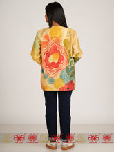 Load image into Gallery viewer, Flock of Birds - Raw Silk Reversible Jacket