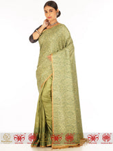Load image into Gallery viewer, Dainty and Dense - Green Delight Saree