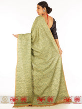 Load image into Gallery viewer, Dainty and Dense - Green Delight Saree
