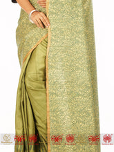 Load image into Gallery viewer, Dainty and Dense - Green Delight Saree