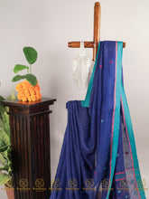 Load image into Gallery viewer, Bindas Blue Saree