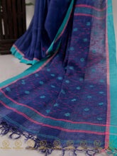 Load image into Gallery viewer, Bindas Blue Saree