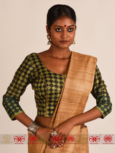 Load image into Gallery viewer, Green Tussar Blouse