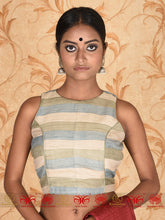 Load image into Gallery viewer, Off-White Tussar Blouse
