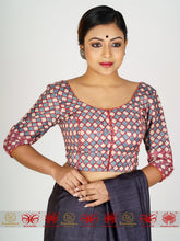 Load image into Gallery viewer, Grey Tussar Blouse