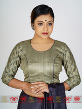 Load image into Gallery viewer, Cement Grey Tussar - Blouse