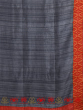 Load image into Gallery viewer, Grey Orange Tussar Dupatta