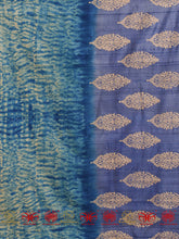Load image into Gallery viewer, Blue Tie & Dye Tussar Dupatta