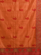 Load image into Gallery viewer, Orange Tussar Dupatta