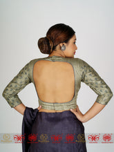 Load image into Gallery viewer, Cement Grey Tussar - Blouse