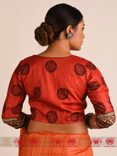 Load image into Gallery viewer, Red Tussar Blouse