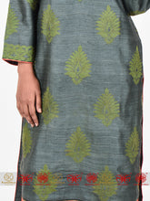 Load image into Gallery viewer, Green Tussar Kurta