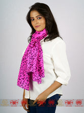 Load image into Gallery viewer, Pink Blue Mulberry Scarf