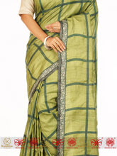 Load image into Gallery viewer, Bold Chequered Chic - Saree