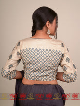 Load image into Gallery viewer, Grey Gehna - Tussar Blouse