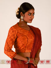 Load image into Gallery viewer, Flamingo Tussar Blouse
