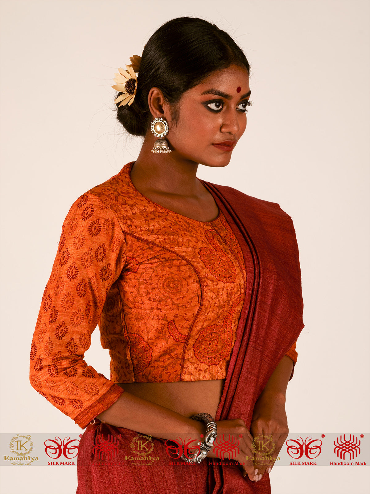 Flamingo Tussar Blouse