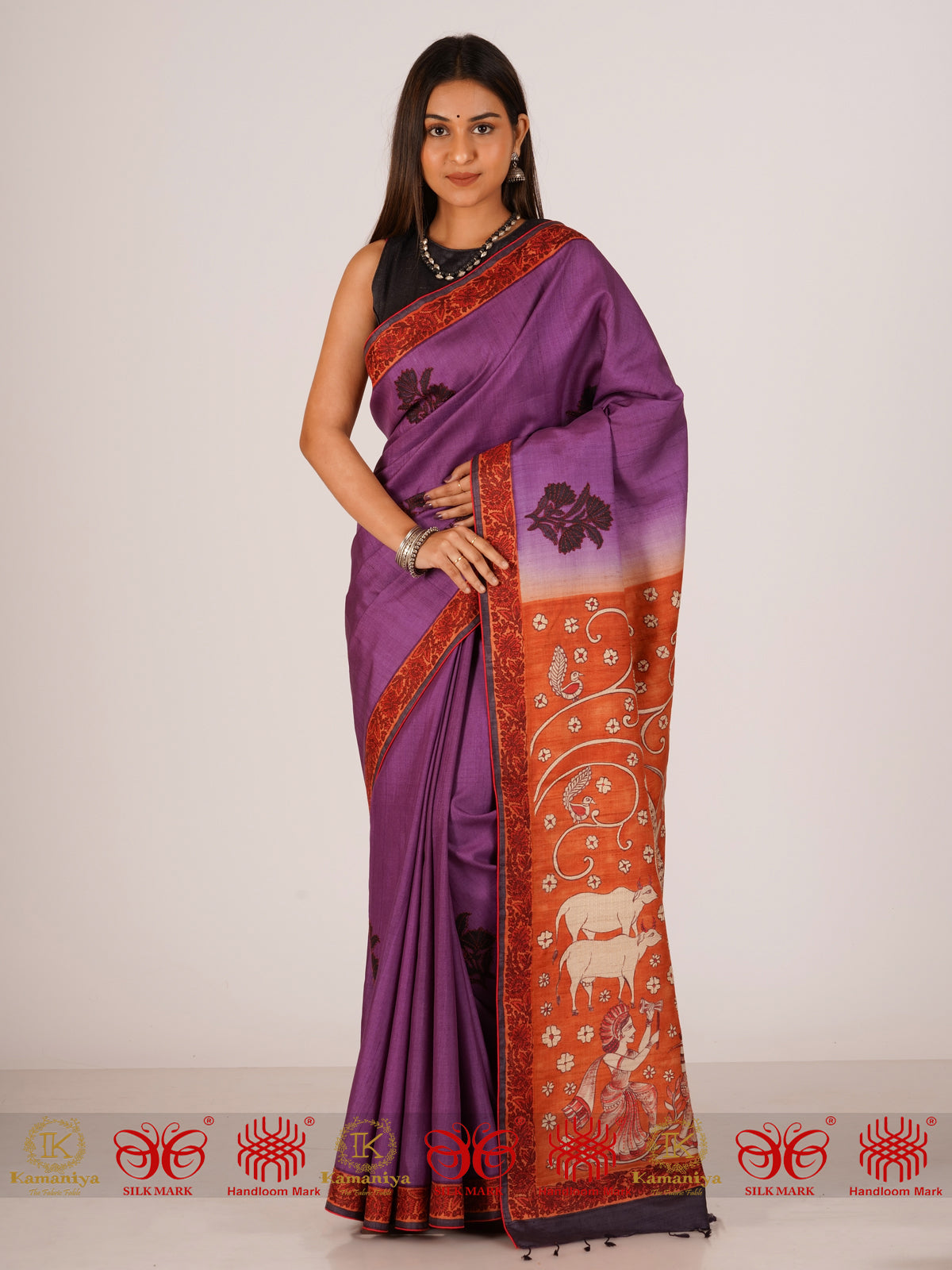 Shakti - Tussar Silk Saree