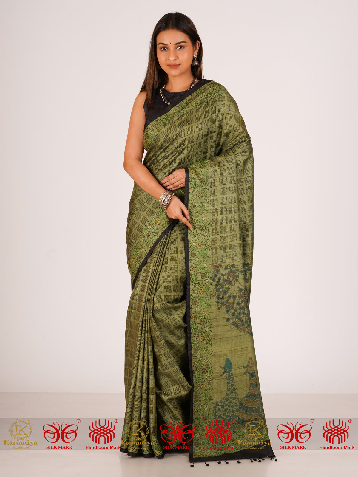 Vriksha - Tussar Silk Saree