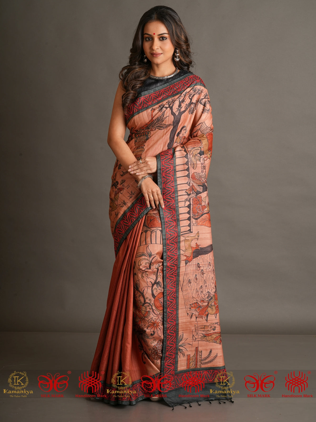 Garden of Eden - Rust Saree