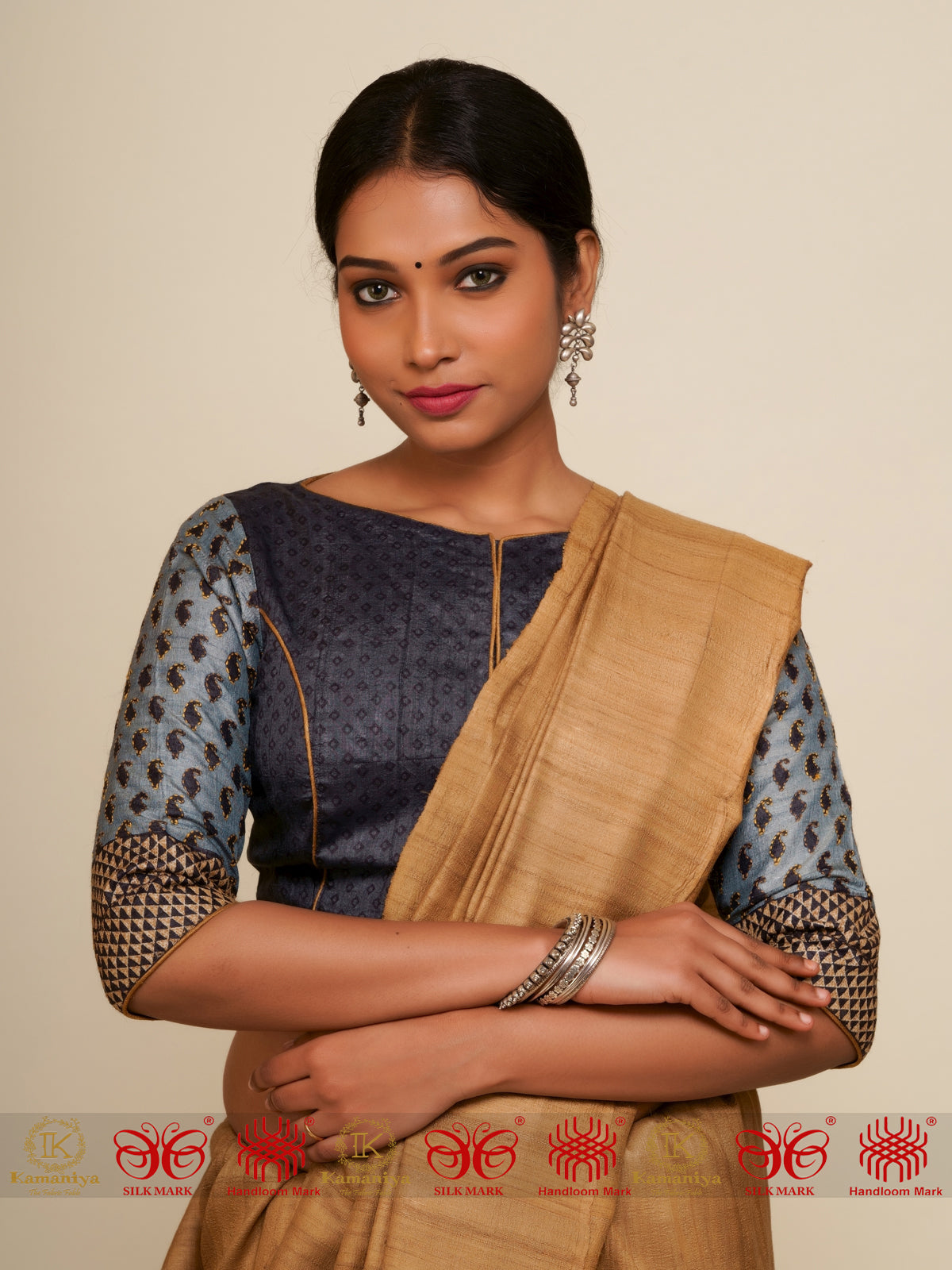 Trikone - Tussar Blouse
