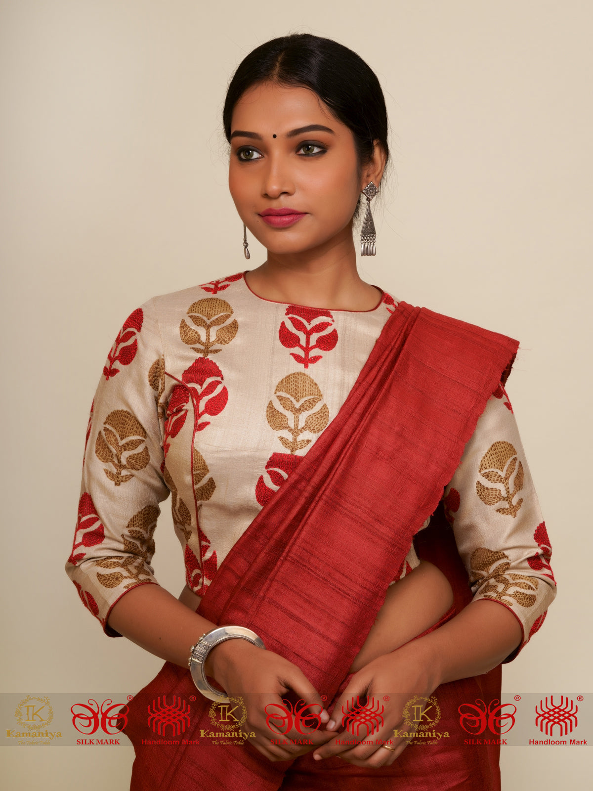 Kaliyo ka chaman - Tussar Blouse
