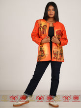 Load image into Gallery viewer, Baaje Re Dhol - Raw Silk Reversible Jacket
