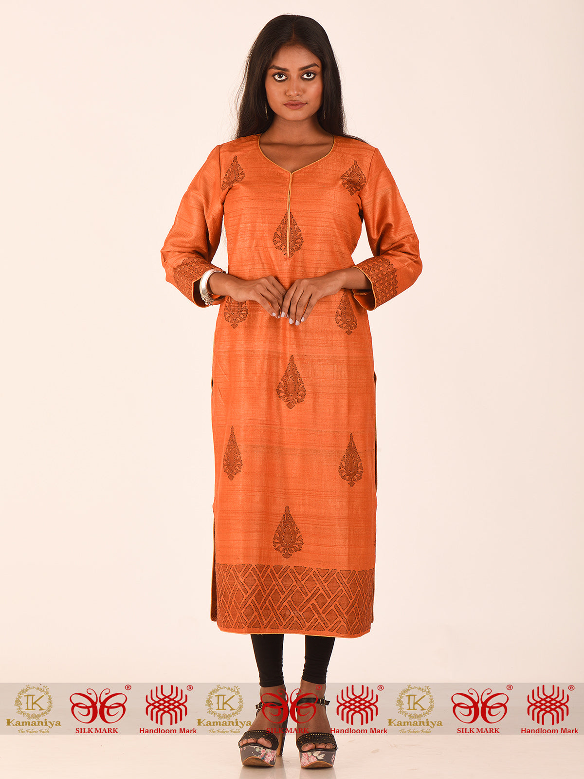 Narangi - Tussar Kurta