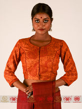 Load image into Gallery viewer, Flamingo Tussar Blouse
