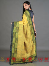 Load image into Gallery viewer, Poppy - Green &amp; Yellow Saree
