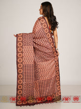 Load image into Gallery viewer, Bindas Maroon - Block Printed Saree
