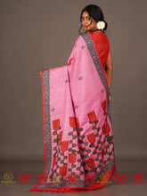 Load image into Gallery viewer, Pink Potion - A Soft Tussar Silk Saree
