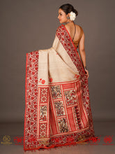 Load image into Gallery viewer, Box of flowers - Tussar Silk Saree
