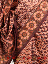 Load image into Gallery viewer, Bindas Maroon - Block Printed Saree
