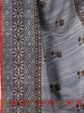 Load image into Gallery viewer, Shadowy Dusk - Grey &amp; Black Saree
