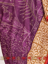 Load image into Gallery viewer, Purple Passion - Purple Tussar Saree
