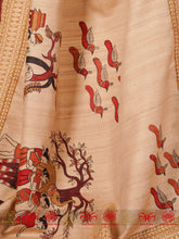 Load image into Gallery viewer, Hamare Gaon - Off White Tussar Silk Saree
