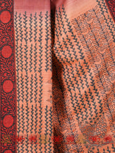 Load image into Gallery viewer, Chirping Bird - Happy Birds Gond Art Saree
