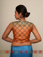 Load image into Gallery viewer, Blue Flame -Tussar Blouse
