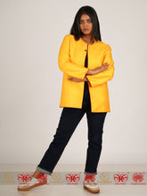 Load image into Gallery viewer, Baaje Re Dhol - Raw Silk Reversible Jacket
