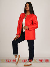 Load image into Gallery viewer, Dholida - Raw Silk Reversible Jacket
