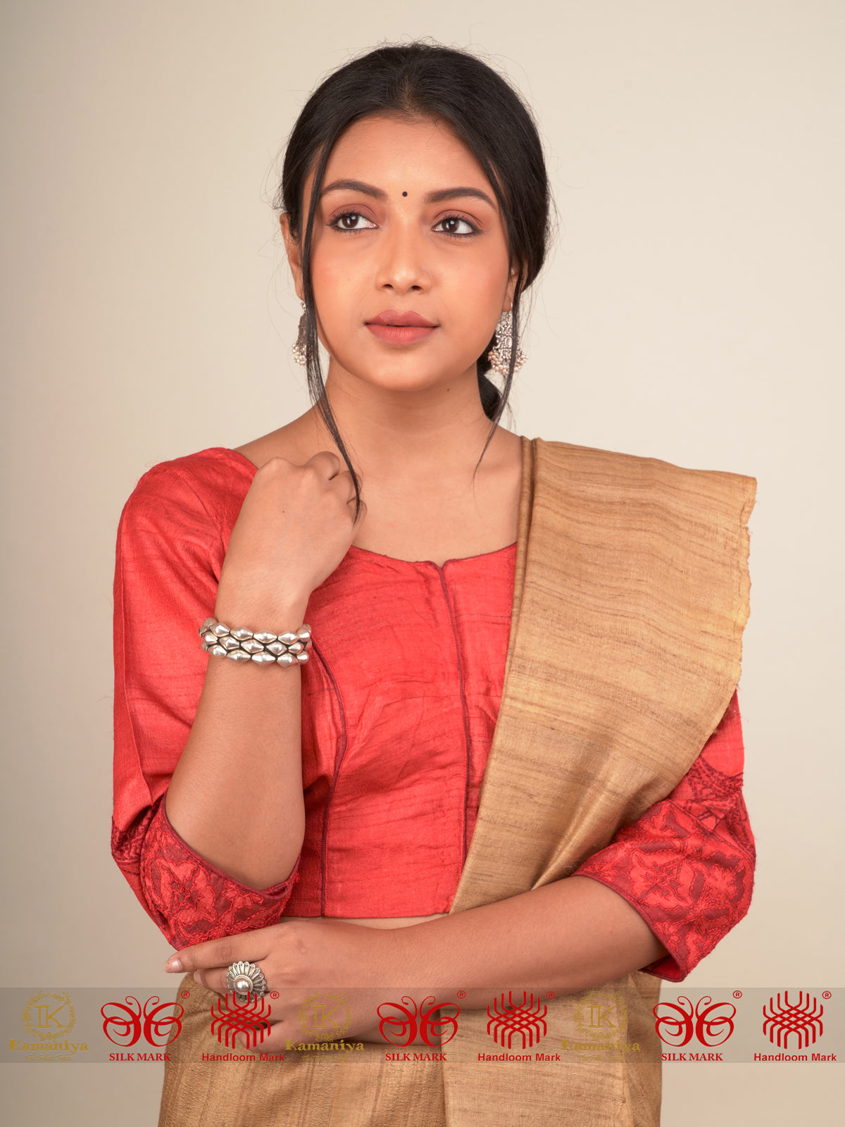 Dainty Dazzle Tussar Blouse