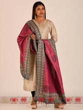 Load image into Gallery viewer, Pink Grey Tussar Dupatta

