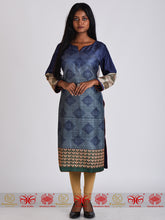 Load image into Gallery viewer, Blue Tussar Kurta
