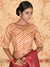 Load image into Gallery viewer, Beige Tussar Blouse
