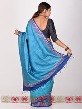 Load image into Gallery viewer, Barfi Blue - Saree
