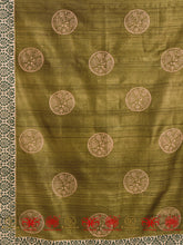 Load image into Gallery viewer, Green Tussar Dupatta
